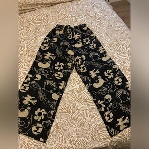 Maurie and Eve Sea Scape Pant Charcoal Print